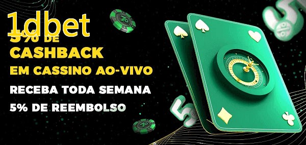 Promoções do cassino ao Vivo 1dbet